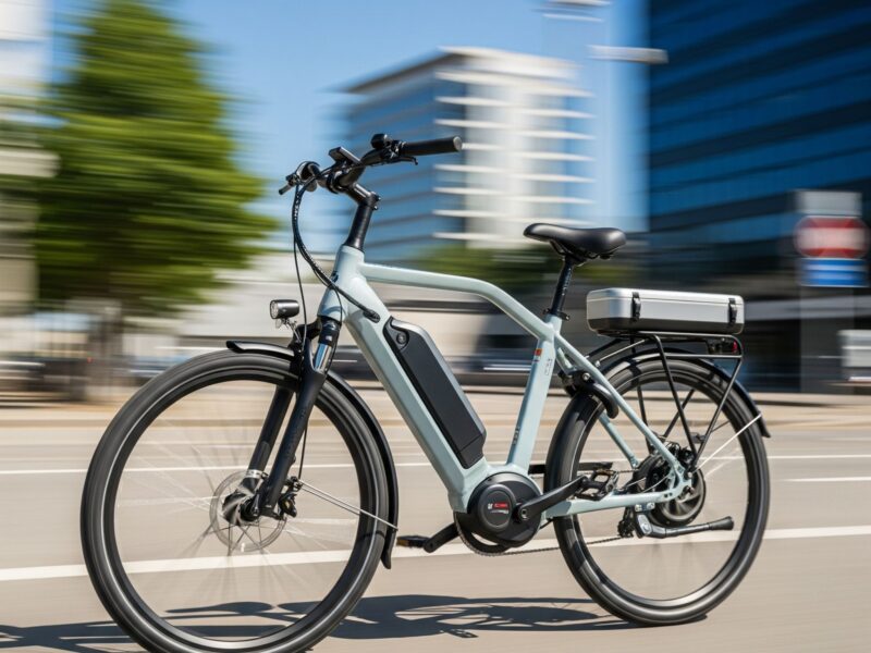 E-bike fully accessorized